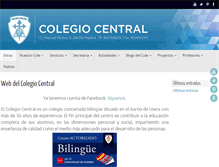 Tablet Screenshot of colegiocentral.es